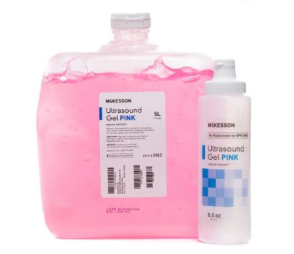 Ultrasound Gel McKesson 5 Liter Cubitainer - Pink - Free Shipping
