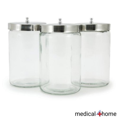 Medical Sundry Jar - 4-1/4 X 7 Inch Glass Clear - SET OF 6